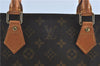 Authentic Louis Vuitton Monogram Sac Plat Hand Tote Bag M51140 LV H5138