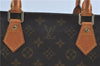 Authentic Louis Vuitton Monogram Sac Plat Hand Tote Bag M51140 LV H5138