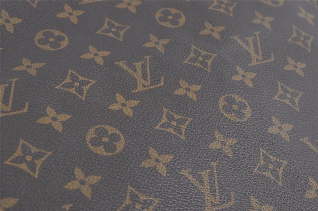 Authentic Louis Vuitton Monogram Sac Plat Hand Tote Bag M51140 LV H5138