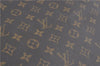 Authentic Louis Vuitton Monogram Sac Plat Hand Tote Bag M51140 LV H5138