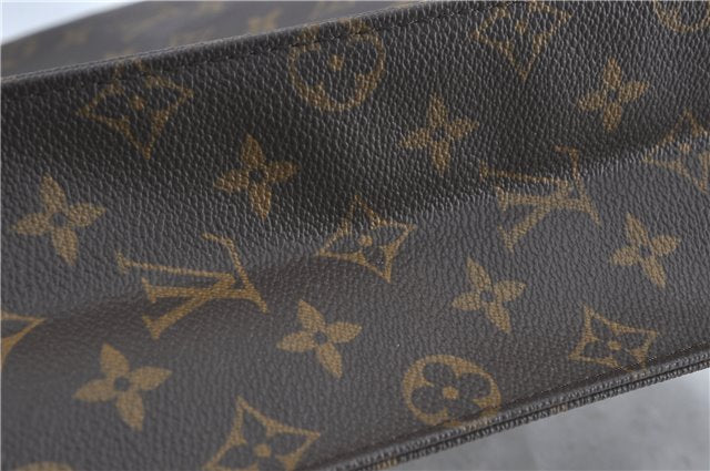 Authentic Louis Vuitton Monogram Sac Plat Hand Tote Bag M51140 LV H5138