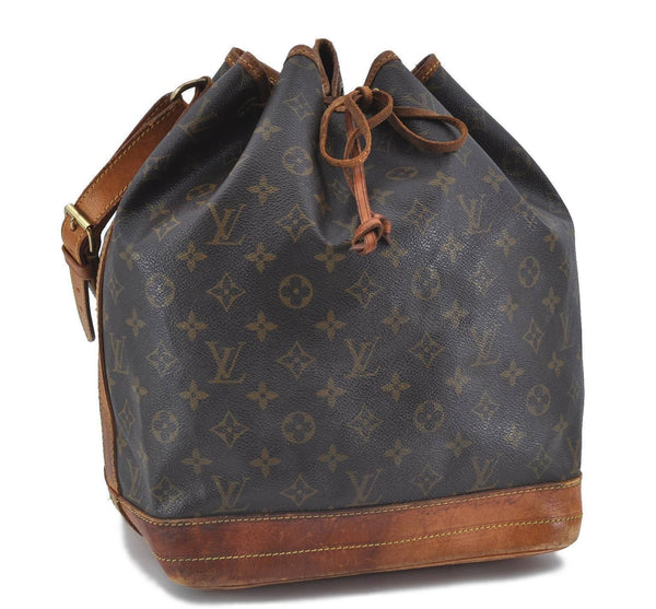 Authentic LOUIS VUITTON Monogram Noe Shoulder Bag M42224 LV H5198