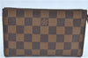 Authentic Louis Vuitton Damier Marais Bucket Pouch Purse Clutch LV H5369