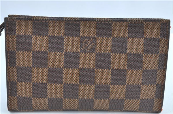 Authentic Louis Vuitton Damier Marais Bucket Pouch Purse Clutch LV H5369