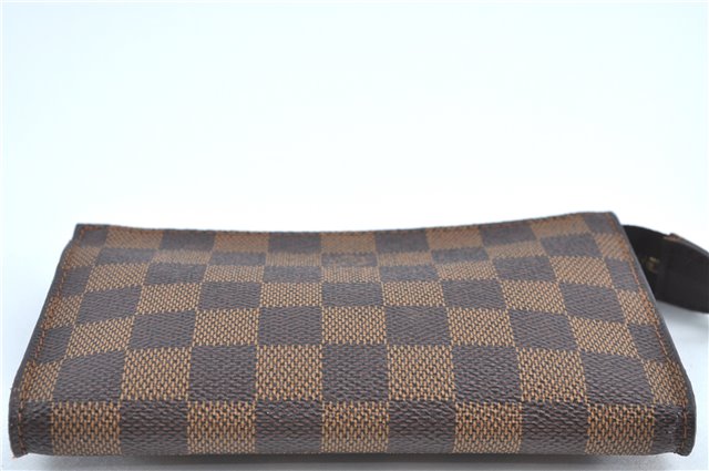 Authentic Louis Vuitton Damier Marais Bucket Pouch Purse Clutch LV H5369