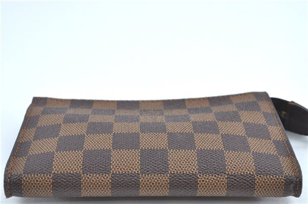 Authentic Louis Vuitton Damier Marais Bucket Pouch Purse Clutch LV H5369