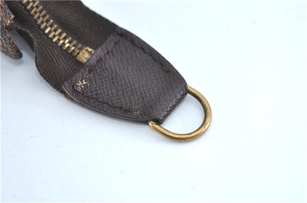 Authentic Louis Vuitton Damier Marais Bucket Pouch Purse Clutch LV H5369