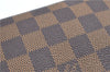 Authentic Louis Vuitton Damier Marais Bucket Pouch Purse Clutch LV H5369