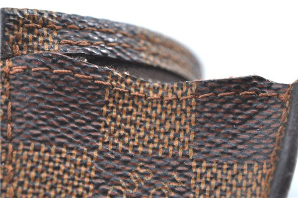 Authentic Louis Vuitton Damier Marais Bucket Pouch Purse Clutch LV H5369