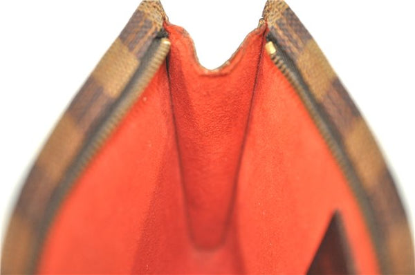 Authentic Louis Vuitton Damier Marais Bucket Pouch Purse Clutch LV H5369