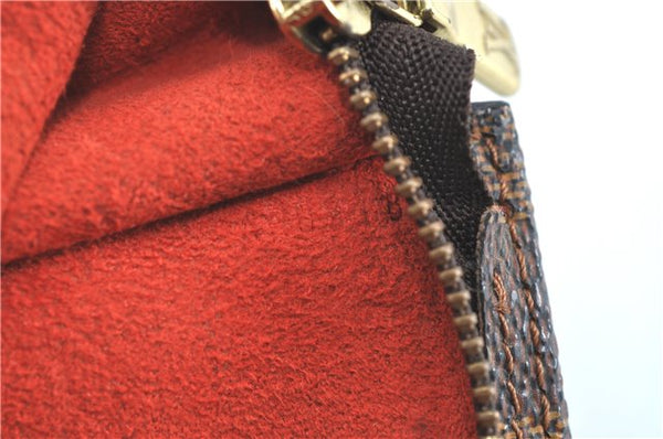 Authentic Louis Vuitton Damier Marais Bucket Pouch Purse Clutch LV H5369