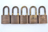 Authentic LOUIS VUITTON Padlock Gold 10Set LV H5375