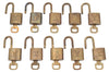 Authentic LOUIS VUITTON Padlock & Keys 10Set LV H5378