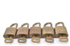 Authentic LOUIS VUITTON Padlock & Keys 10Set LV H5378