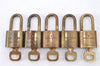 Authentic LOUIS VUITTON Padlock & Keys 10Set LV H5378