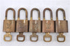 Authentic LOUIS VUITTON Padlock & Keys Gold 10Set LV H5383