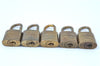 Authentic LOUIS VUITTON Padlock Gold 10Set LV H5388