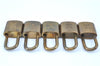 Authentic LOUIS VUITTON Padlock Gold 10Set LV H5388