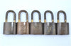 Authentic LOUIS VUITTON Padlock Gold 10Set LV H5389