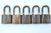 Authentic LOUIS VUITTON Padlock Gold 10Set LV H5389