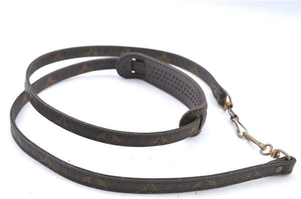 Authentic LOUIS VUITTON Monogram Brown Shoulder Strap Old Model 44.9" LV H5396