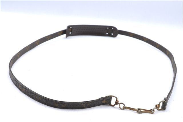 Authentic LOUIS VUITTON Monogram Brown Shoulder Strap Old Model 44.9
