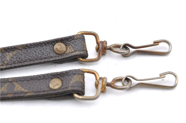 Authentic LOUIS VUITTON Monogram Brown Shoulder Strap Old Model 44.9" LV H5396