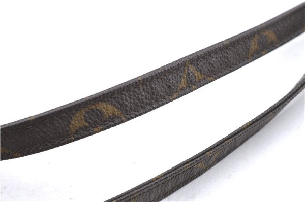 Authentic LOUIS VUITTON Monogram Brown Shoulder Strap Old Model 44.9" LV H5396