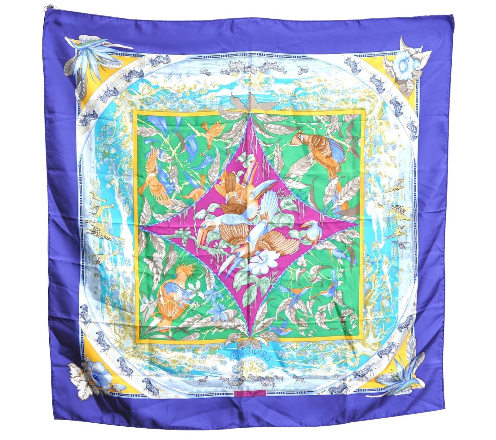 Authentic HERMES Carre 90 Scarf 