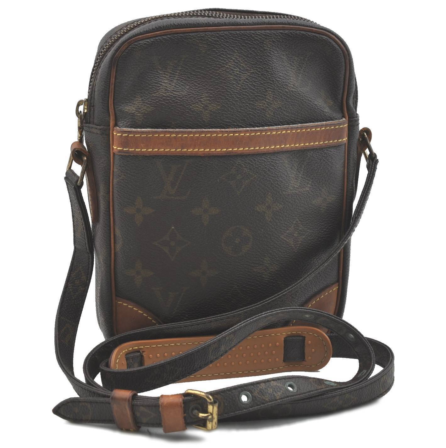 Authentic LOUIS VUITTON Monogram Danube Shoulder Cross Body Bag M45266 LV H5589