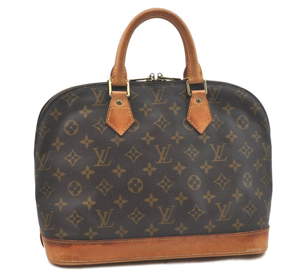 Authentic Louis Vuitton Monogram Alma Hand Bag M51130 LV H5678