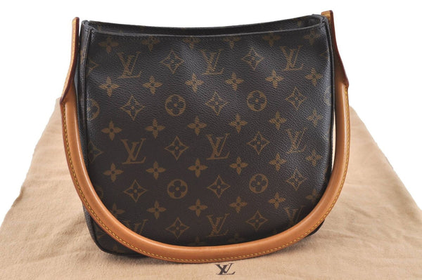 Authentic Louis Vuitton Monogram Looping MM Shoulder Bag M51146 LV H5711