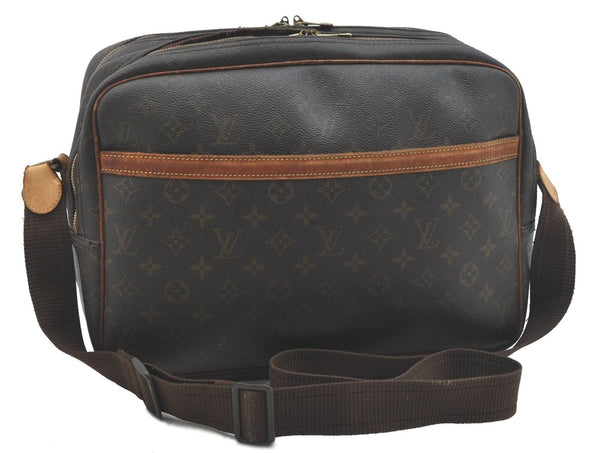 Auth Louis Vuitton Monogram Reporter GM Shoulder Cross Body Bag M45252 LV H5717