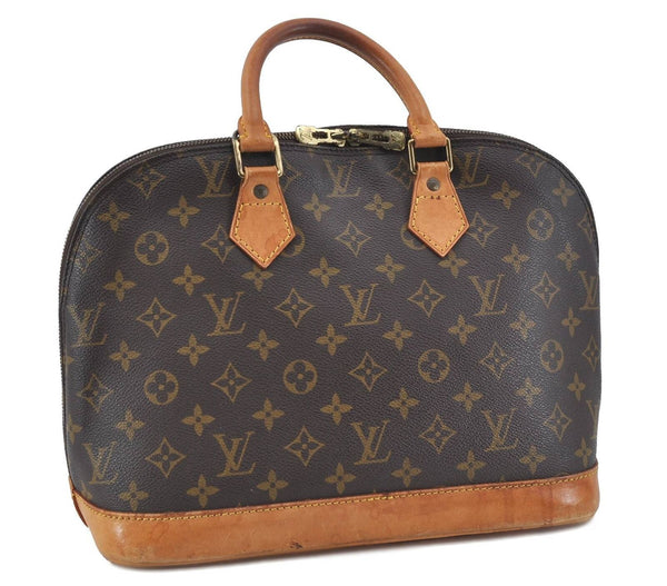 Authentic Louis Vuitton Monogram Alma Hand Bag M51130 LV H5727