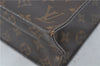 Authentic Louis Vuitton Monogram Sac Plat Hand Bag M51140 LV H5728
