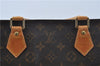Authentic Louis Vuitton Monogram Sac Plat Hand Bag M51140 LV H5728