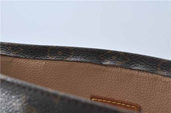 Authentic Louis Vuitton Monogram Sac Plat Hand Bag M51140 LV H5728