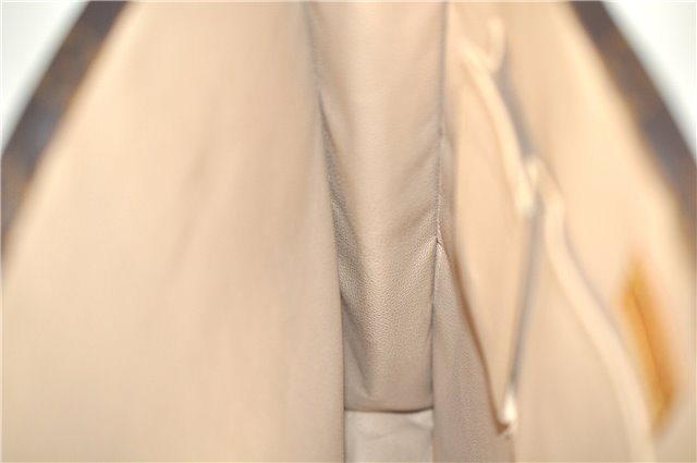 Authentic Louis Vuitton Monogram Sac Plat Hand Bag M51140 LV H5728