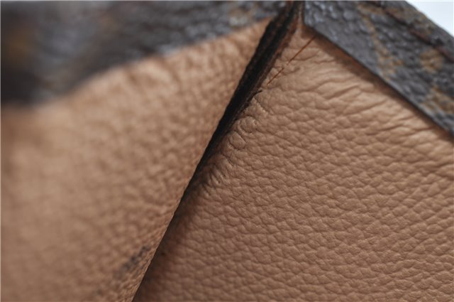 Authentic Louis Vuitton Monogram Sac Plat Hand Bag M51140 LV H5728