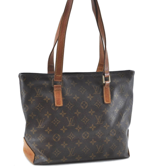 Authentic Louis Vuitton Monogram Cabas Piano Tote Bag M51148 LV H5734