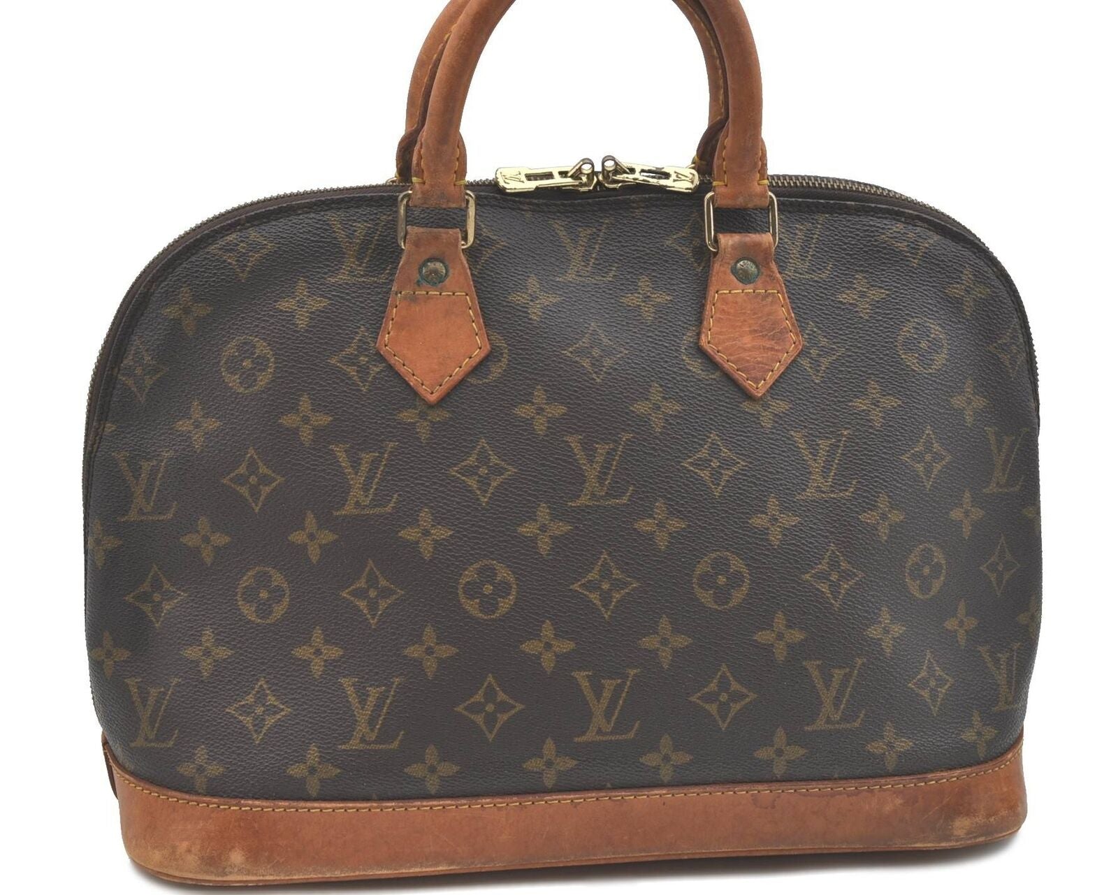 Authentic Louis Vuitton Monogram Alma Hand Bag M51130 LV H5739