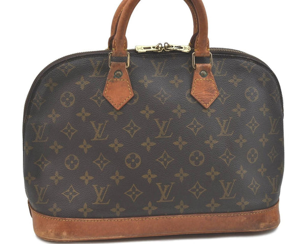 Authentic Louis Vuitton Monogram Alma Hand Bag M51130 LV H5739