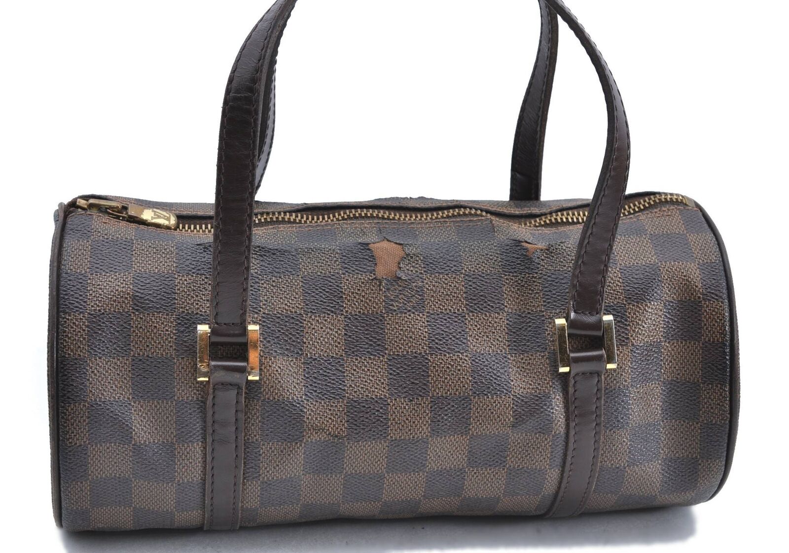 Authentic Louis Vuitton Damier Papillon 26 Hand Bag N51304 LV H5745