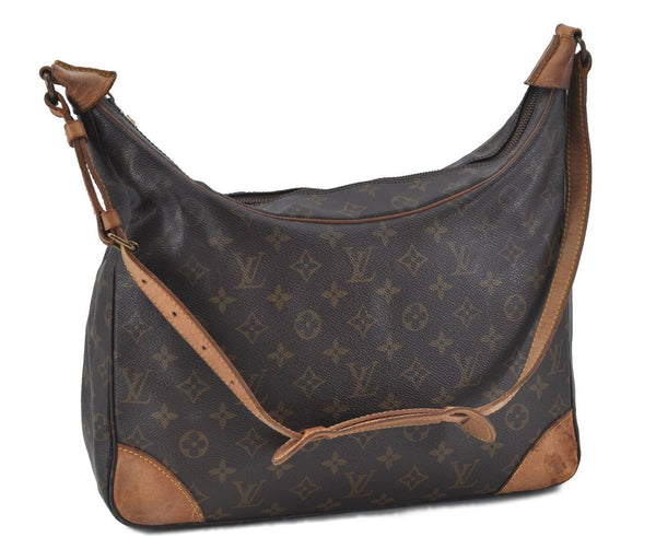 Auth Louis Vuitton Monogram Boulogne 35 Shoulder Cross Body Bag M51260 LV H5819