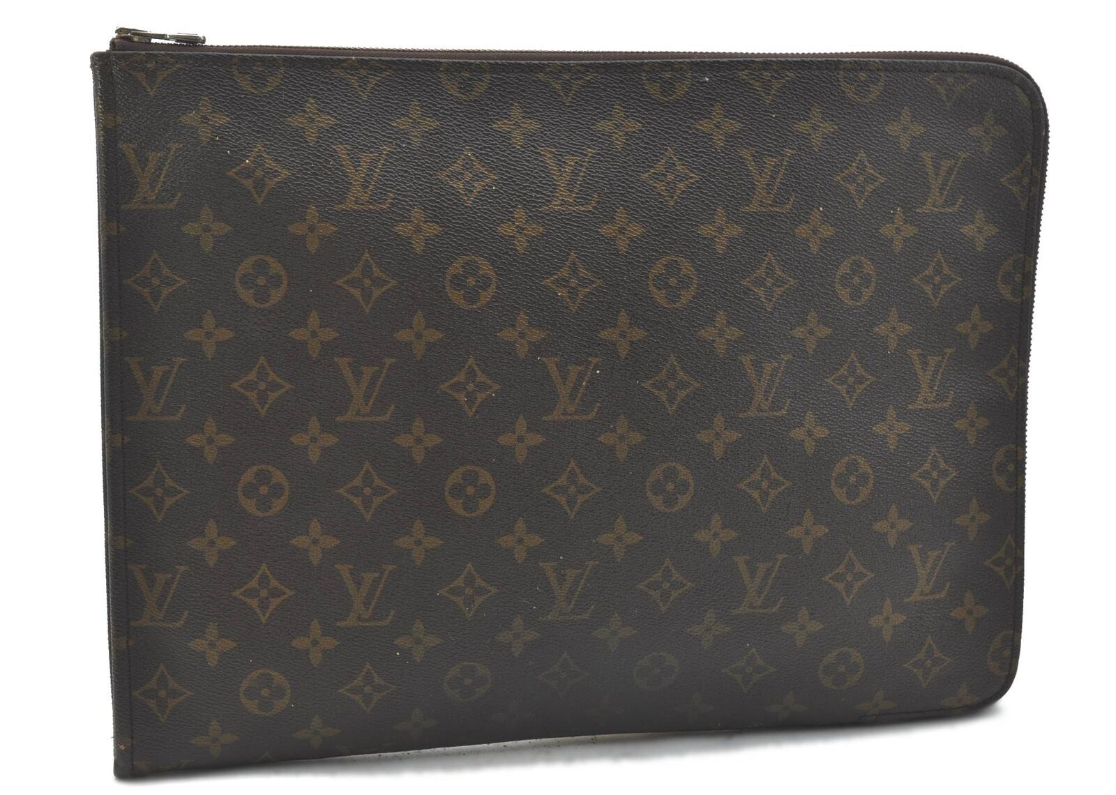 Authentic Louis Vuitton Monogram Poche Documents Document Case M53400 LV H5870