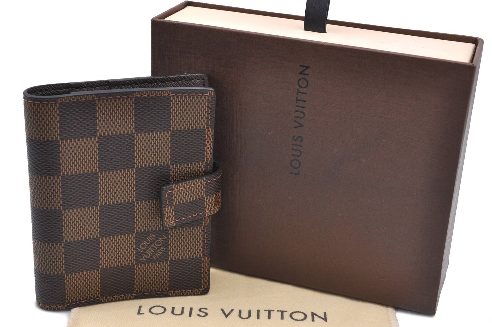 Authentic Louis Vuitton Damier Agenda Mini Day Planner Cover R20705 LV Box H5913