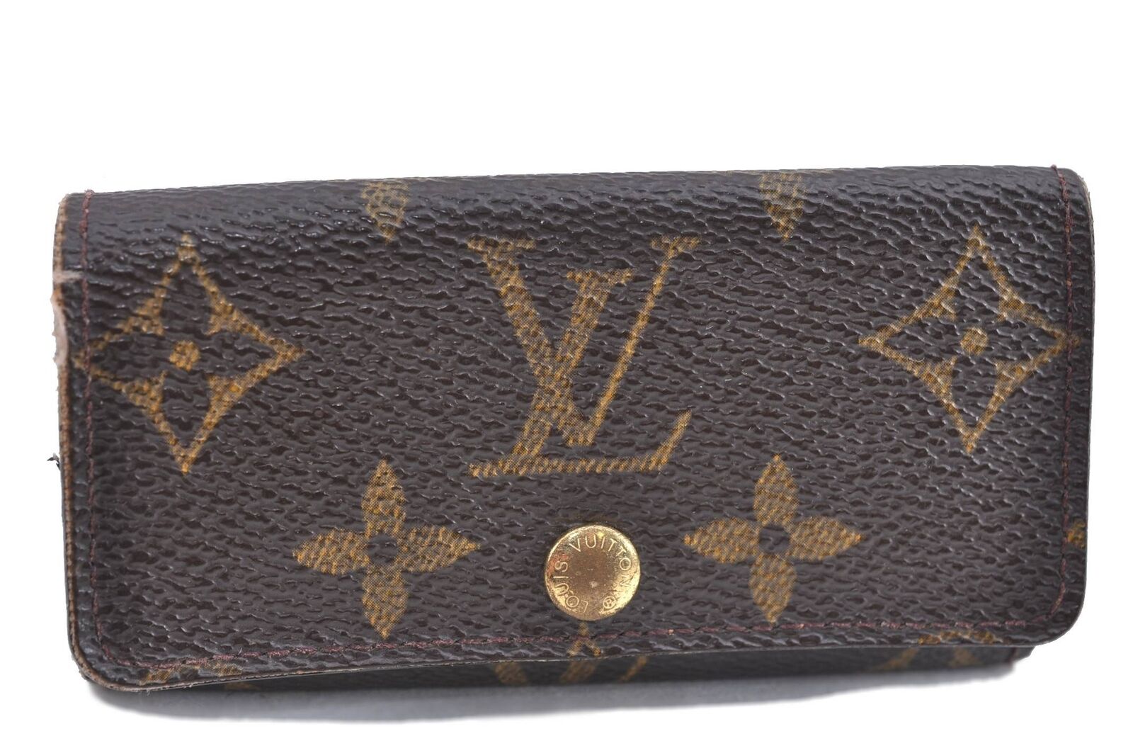 Authentic Louis Vuitton Monogram Multicles 4 Four Hooks Key Case M62631 LV H5930