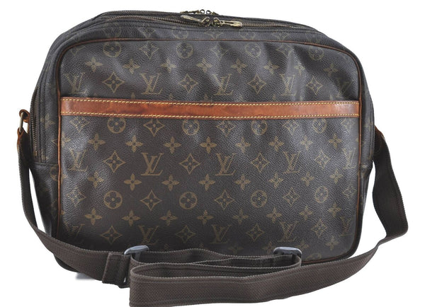 Auth Louis Vuitton Monogram Reporter GM Shoulder Cross Body Bag M45252 LV H5933