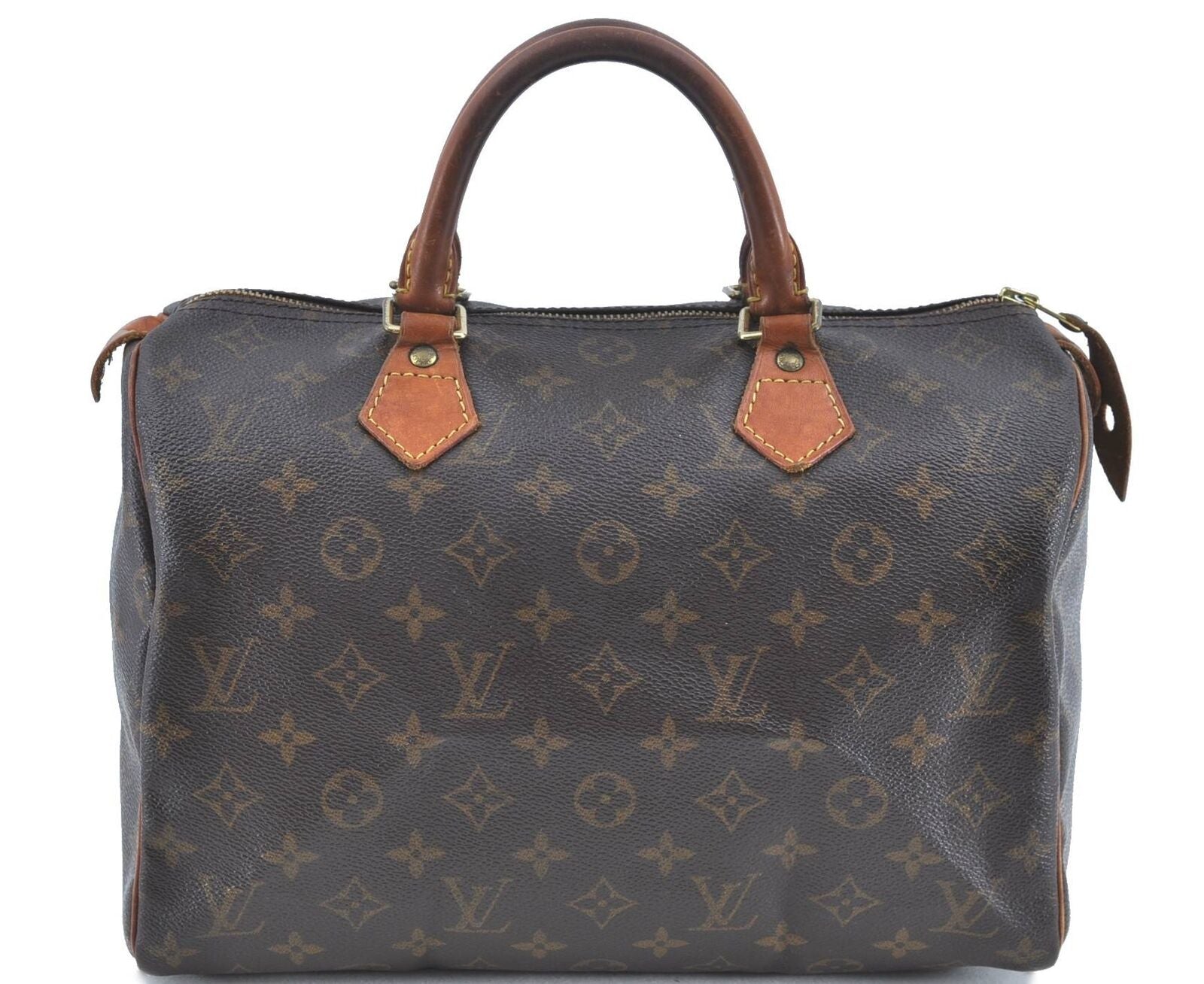 Authentic Louis Vuitton Monogram Speedy 30 Hand Bag M41526 LV H5951