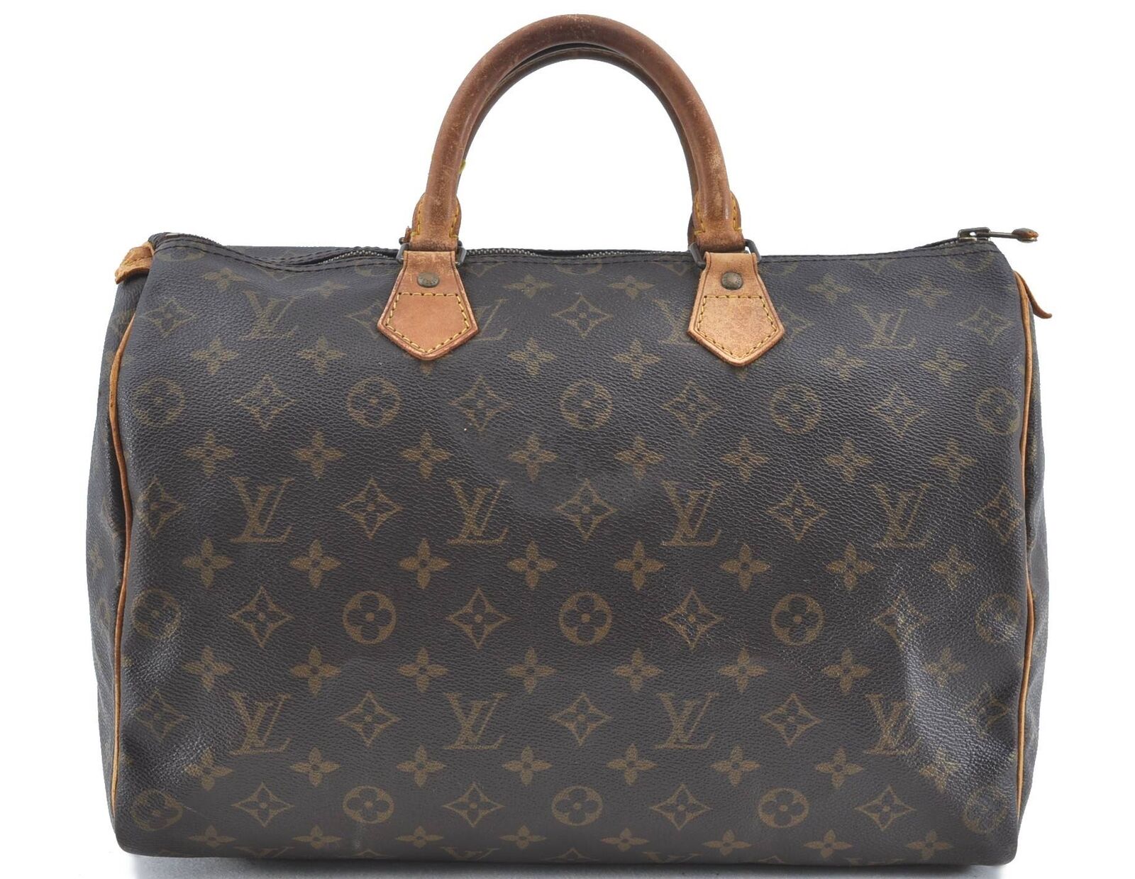 Authentic Louis Vuitton Monogram Speedy 35 Hand Bag M41524 LV H5956